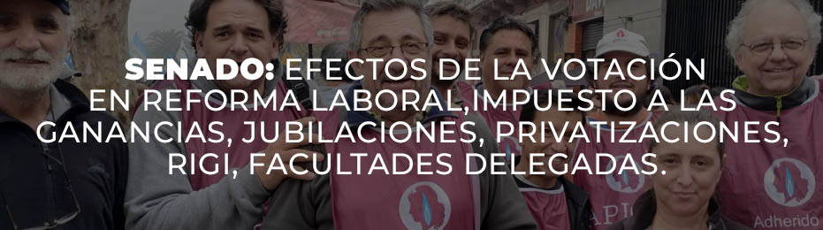 Senado: efectos de la votación en reforma laboral, impuesto a las ...